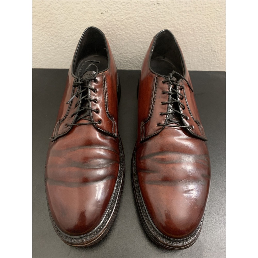 Hanover Shell Cordovan Plain Toe Blucher Made in USA Men Sz 11 B